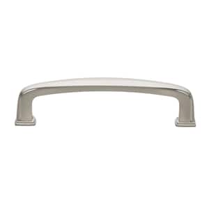 3-3/4 in. Center-to-Center Satin Nickel Deco Cabinet Pulls (10-Pack)