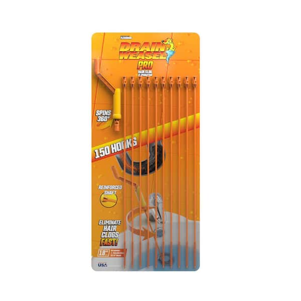 Drain Weasel Pro Starter Kit for Drain Cleaning (11-Pack)