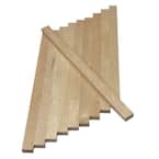1 in. x 2 in. x 2 ft. Maple S4S Hardwood Board (10-Pack)