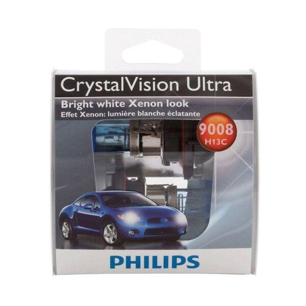 Philips CrystalVision Ultra 9008/H13 Headlight Bulb (2-Pack)