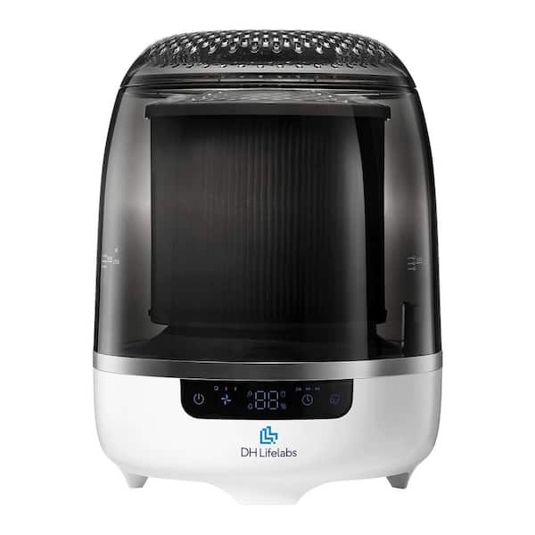 DH Lifelabs Aaira Plus Humidifier 538 sq. ft. Console Air Purifier in Grey with HOCI Technology