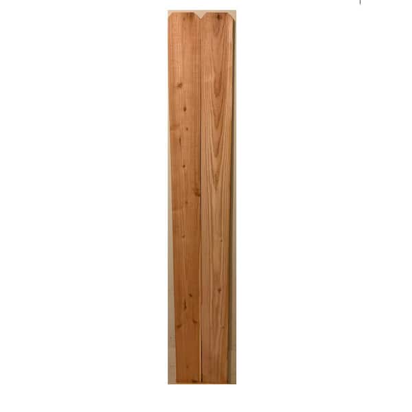 Unbranded 5/8 in. x 5-1/2 in. x 6 ft. Premium Select Quality Japanese Red Cedar Fence Pickets Dog-Ear, Full Pallet (560-Pickets)