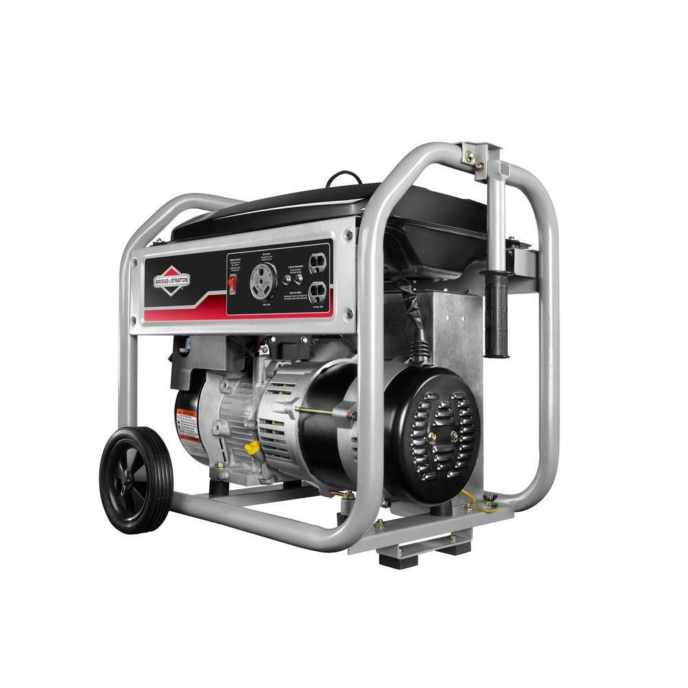 Briggs Stratton 3 500 Watt Gasoline Powered Portable Generator 030547 The Home Depot