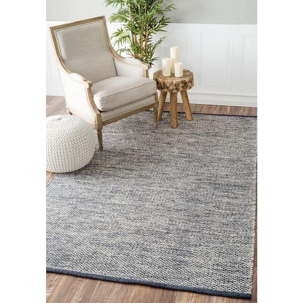 Wisniewski Solid Gray 5 ft. x 8 ft. Area Rug