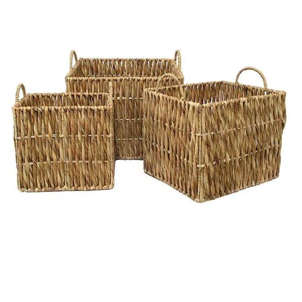 Home Decorators Collection Kayson Wood Storage Basket (Set of 3)