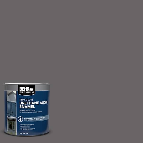 1 qt. #PPU17-19 Arabian Veil Semi-Gloss Enamel Urethane Alkyd Interior/Exterior Paint