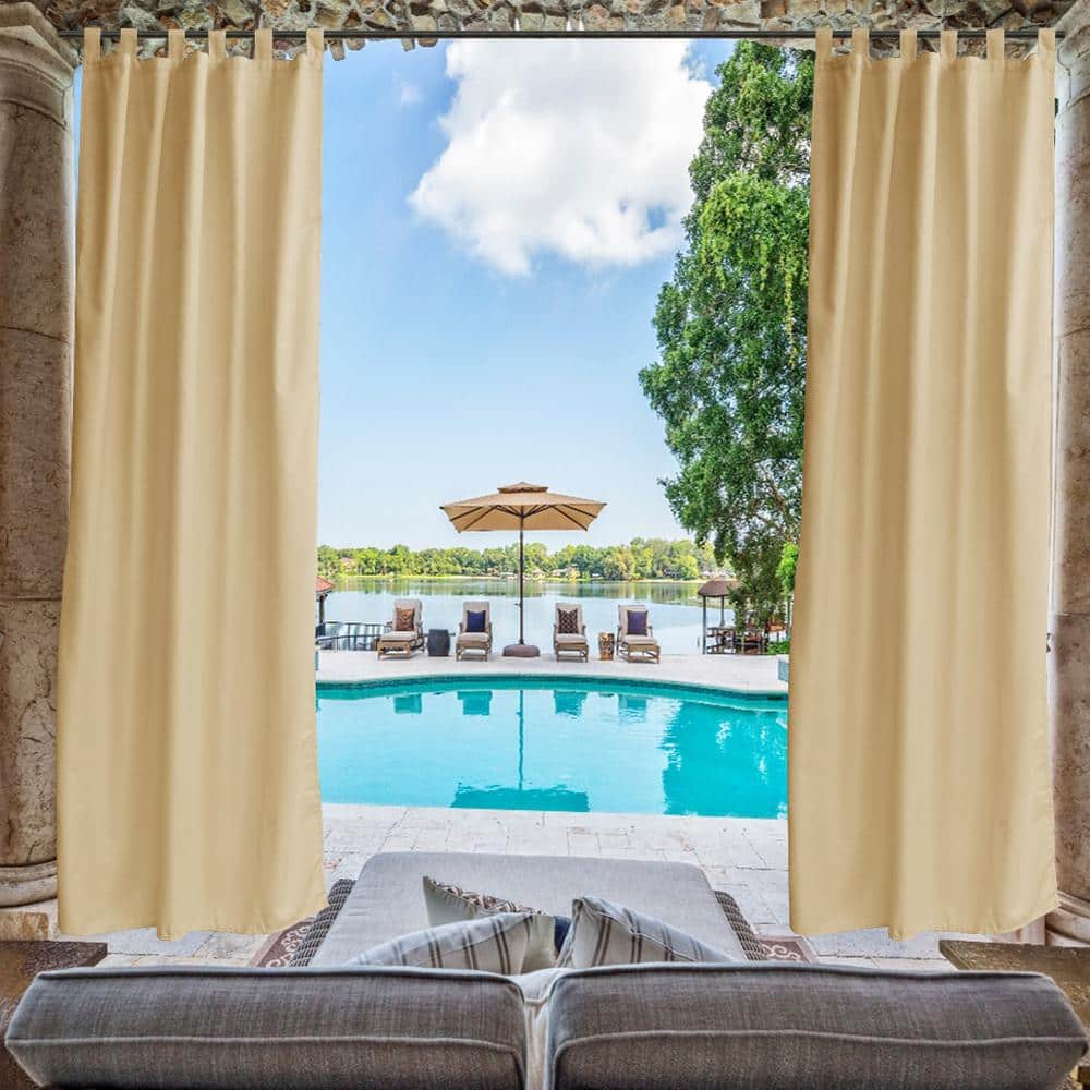 "50""x108"" Outdoor Curtains Tab Top Window Curtain ,1 Panel" price history on PriceWatchPro