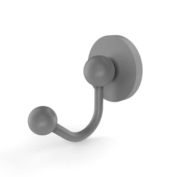 Allied Brass Prestige Skyline Collection J-Hook Robe/Towel Hook in Matte Gray