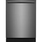 24 in. in Black Stainless Steel Built-In Tall Tub Dishwasher