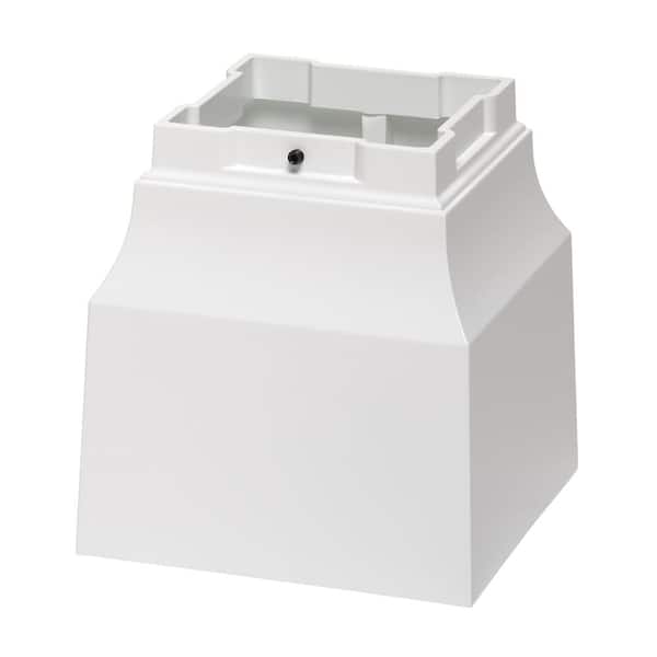 Whitehall Products Balmoral White Post Base Cuff