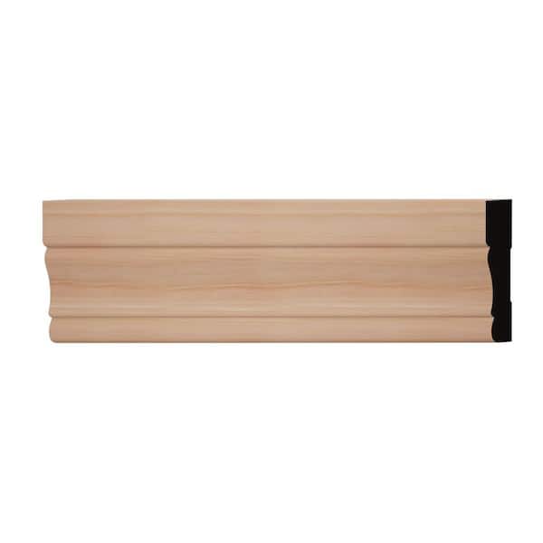 Ekena Millwork WM443 0.63 in. D x 3.25 in. W x 6 in. L Wood (Cherry) Casing Sample