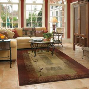 Mantra Red 7 ft. x 9 ft. Area Rug
