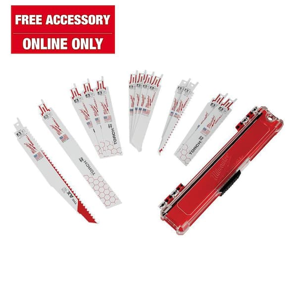 SAWZALL Demolition Nail-Embedded Wood and Metal Cutting Bi-Metal Reciprocating Saw Blade Set (13 Piece)