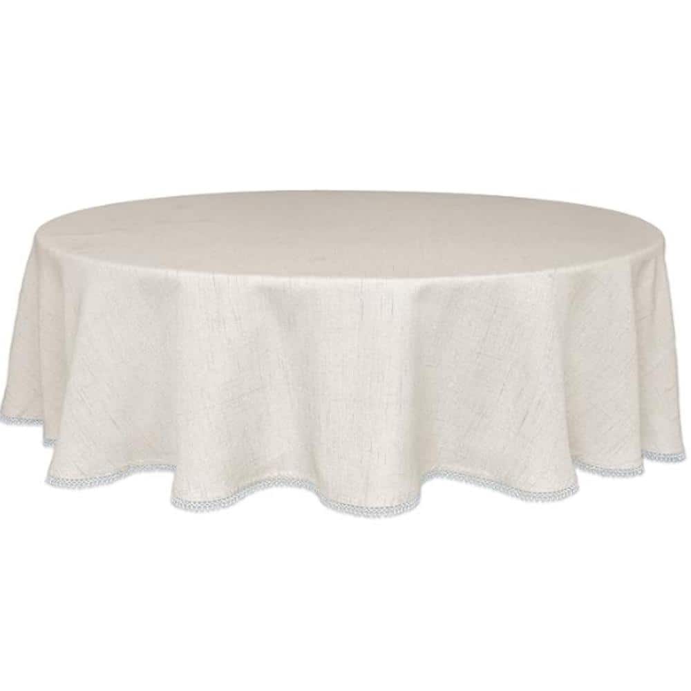 "French Perle Solid Tablecloth, Natural - 70""W x 70""L Round" price history on PriceWatchPro