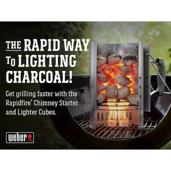 Weber Rapidfire Chimney Charcoal Starter 7416 - The Home Depot
