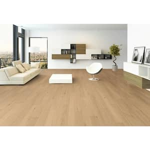 Yosemite Oak 1/2 in. T x 5 in. W Tongue and Groove Wire Brushed Engineered Hardwood Flooring (840 sq. ft./case)