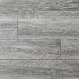 Water Resistant Eir Silverton Oak 8, Black And Gray Laminate Flooring