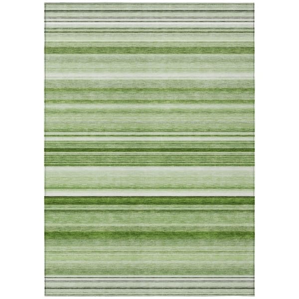Addison Rugs Chantille ACN529 Aloe 8 ft. x 10 ft. Machine Washable Indoor/Outdoor Geometric Area Rug