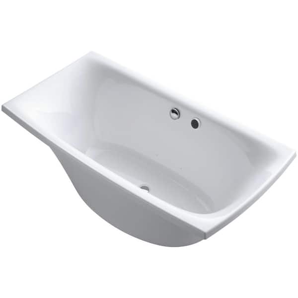 KOHLER Escale 6 ft. Air Bath Tub in White