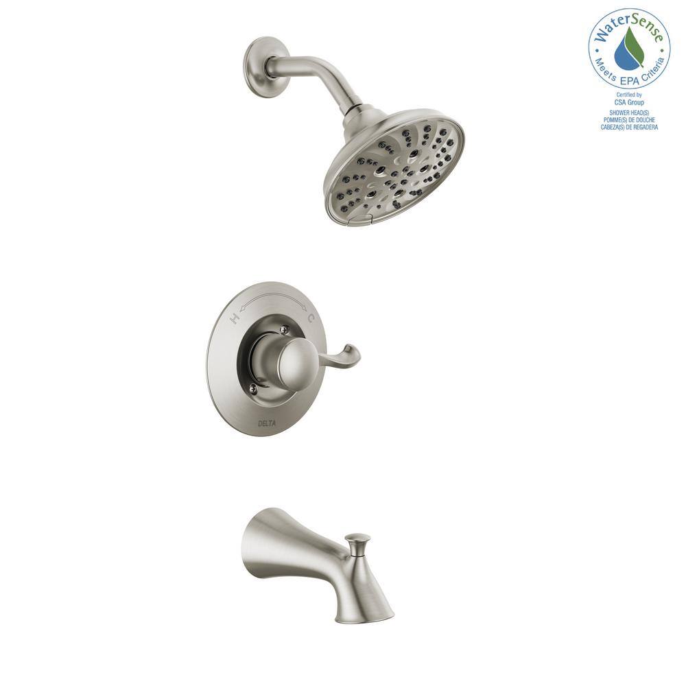 SpotShield Stainless Steel Wall Mounted Shower Faucet Set