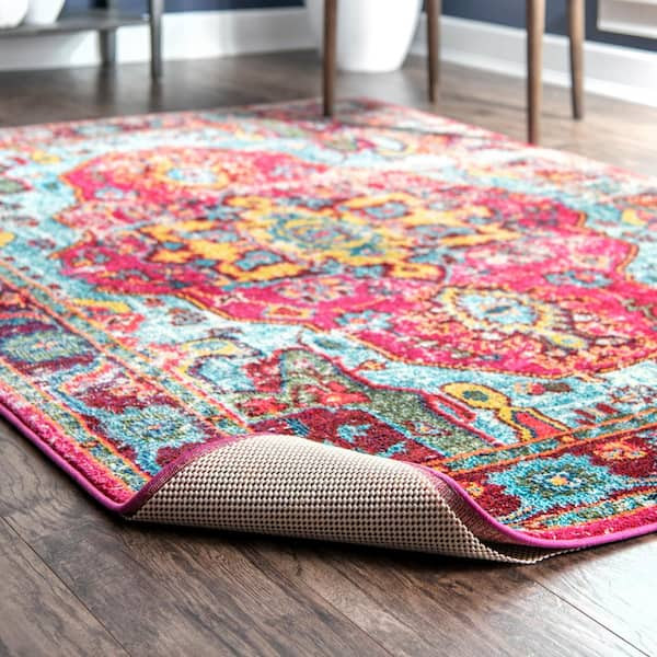 at Home Solid Non-Slip 8 x 10 Rug Pad