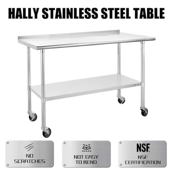 Hally Metal, Stainless Steel Shelf 12 Width