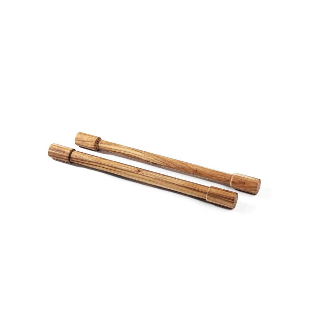 Ironwood Acacia Dark Wood Fixed Width Rolling Pins (Set of 2)