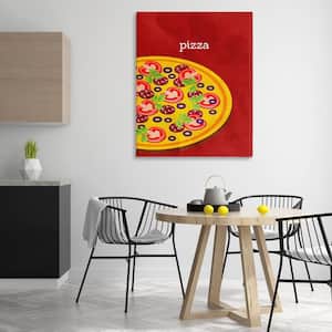 Tasty Savory Pizza by Kim Allen Unframed Food Graphic Art Print 48 in. x 36 in.