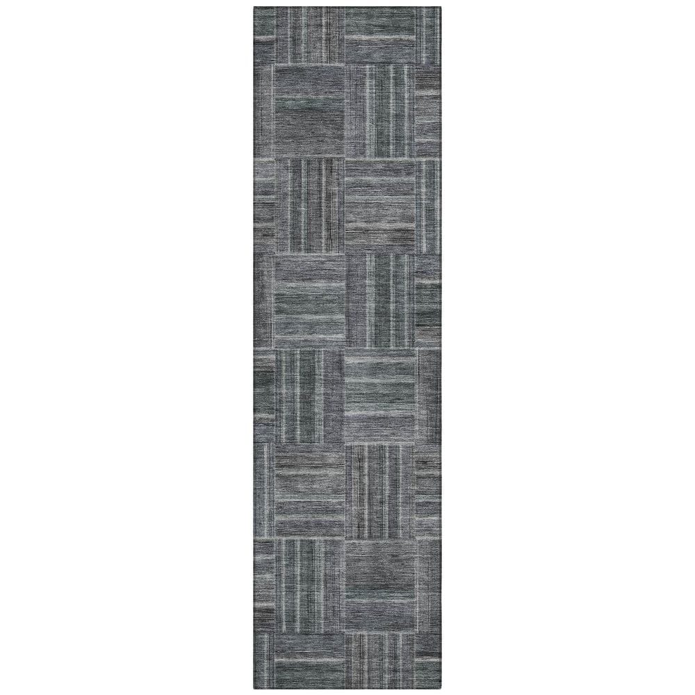 Chantille Machine Washable Indoor/Outdoor Abstract ACN2803 Gray 2 ft. x 7 ft. Runner Rug price history on PriceWatchPro