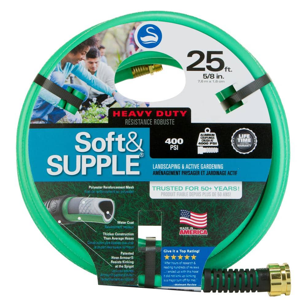 Swan Soft&SUPPLE 5/8 in. x 25 ft. Heavy-Duty Hose CSNSS58025