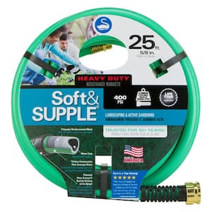 Soft&SUPPLE 5/8 in. x 25 ft. Heavy-Duty Hose