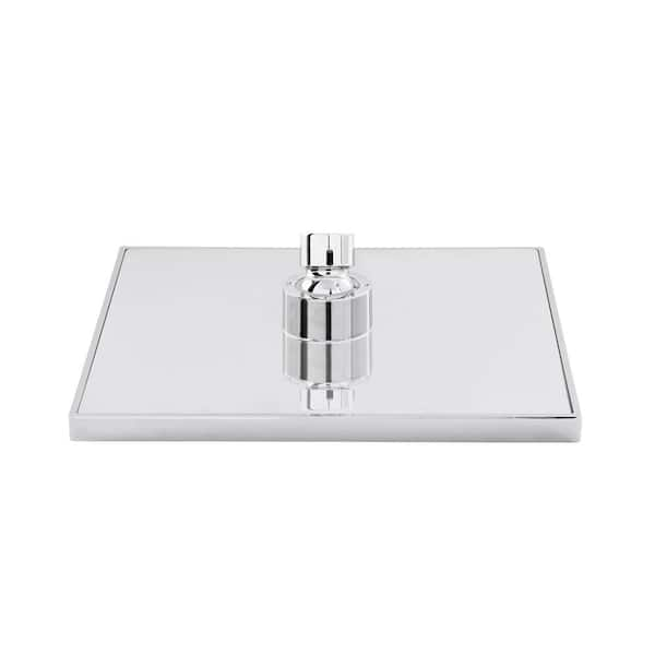 Glacier Bay Modern 1-Spray 8 in. Single Wall Mount Fixed Rain