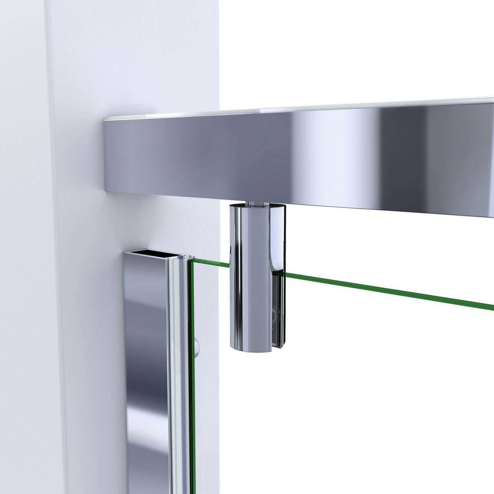 Butterfly-S 30-31 1/2" W x 74" H Semi-Frameless Bi-Fold Shower Door in Chrome