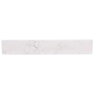 21.13 in. W x 0.75 in. D x 3.5 in. H Stone Effects Cultured Marble Sidesplash in Pulsar