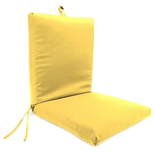 44 in. L x 21 in. W x 3.5 in. T Outdoor Chair Cushion in Sunray Yellow