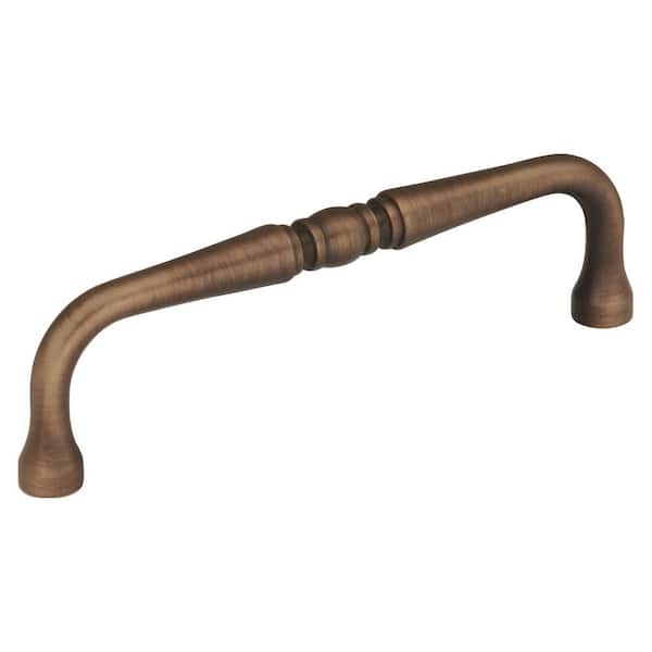 HICKORY HARDWARE Williamsburg 4 in. (102 mm) Satin Dover Cabinet Pull (10-Pack)