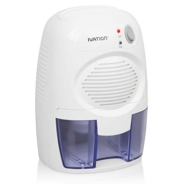 Ivation Powerful Small-Size Thermo-Electric Dehumidifier for Smaller Room, Cupboard, Basement, Attic, Stored Boat, RV