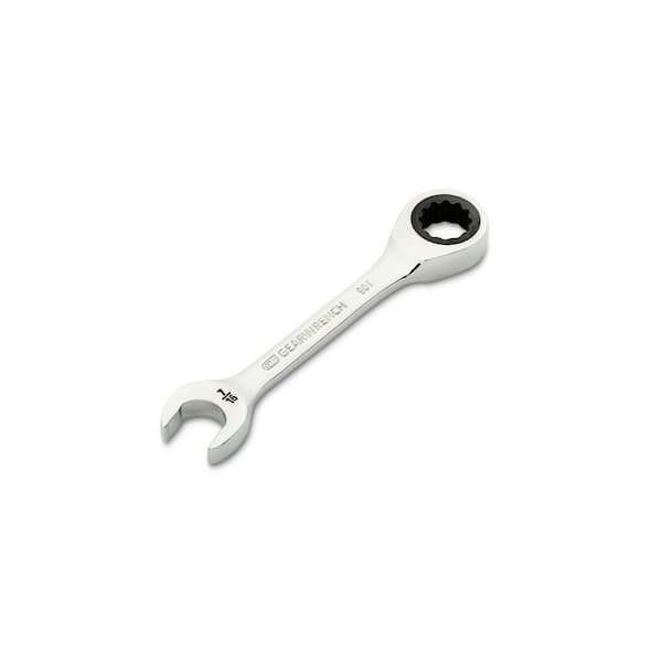 GEARWRENCH 19mm 90-Tooth Stubby Combination Ratcheting Wrench - 12 Point, 86849 - View #9