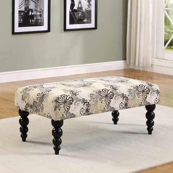 Linon Home Decor Claire Butterfly Accent Bench