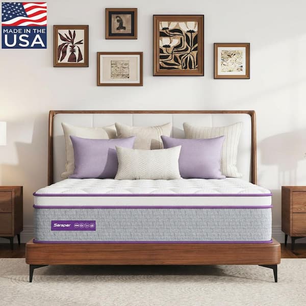 Queen Size Medium Firm Memory Foam 12 in. Bed-in-a-Box Mattress