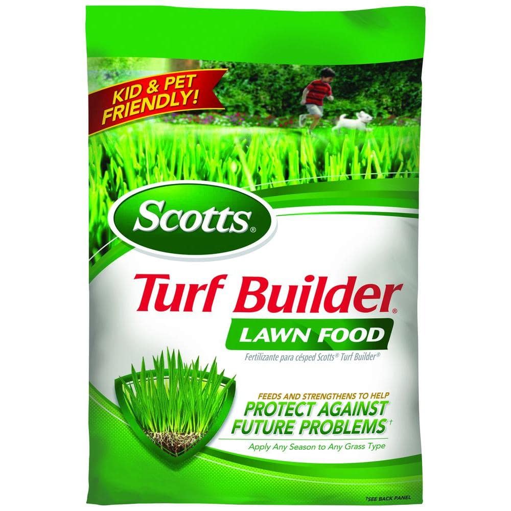 Scotts Turf Builder 15,000 sq. ft. Dry Lawn Fertilizer 22215 - The Home ...