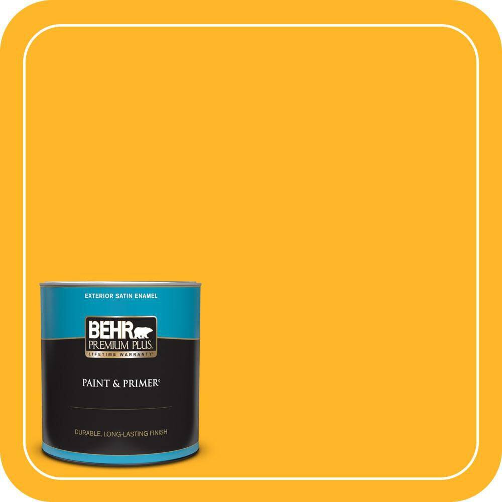 1 qt. #P260-7 Extreme Yellow Satin Enamel Exterior Paint & Primer price history on PriceWatchPro