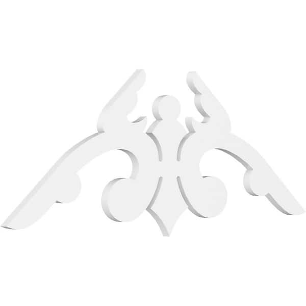 Ekena Millwork Milton 1 in. D x 20 in. W x 48 in. L Signature Urethane Gable Pediment