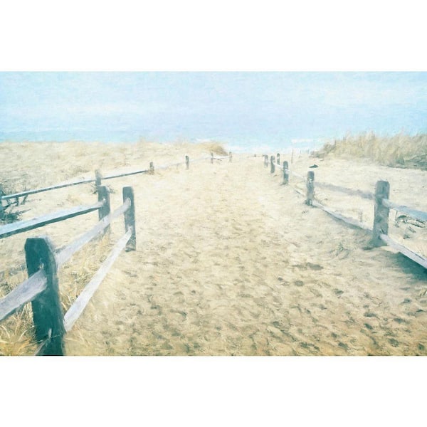 Path to Coast Guard Top 10 US Beach by Grotto Studios Unframed Graphic Print Poster Art Print 36 in x 24 in.