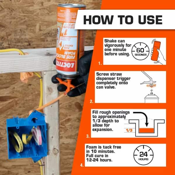 Fireblock 12 oz. Spray Foam Sealant
