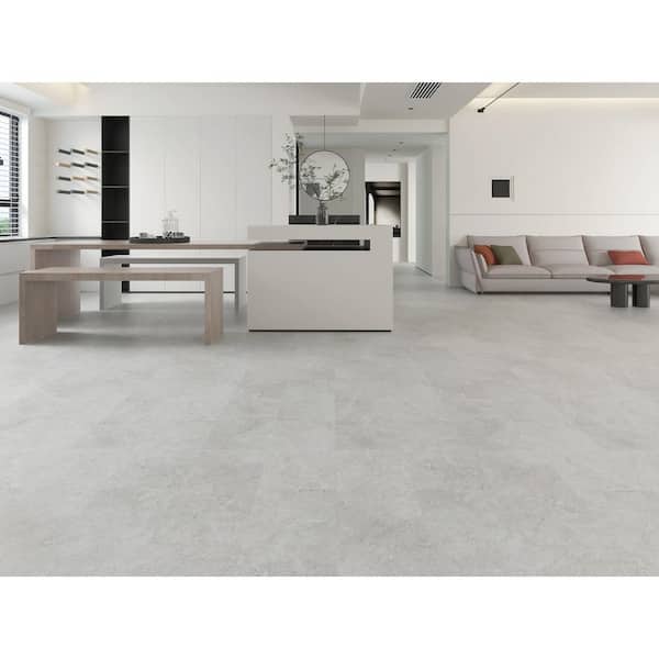 Weybridge Marble 12 MIL x 12 in. W x 24 in. L Waterproof Click Lock Luxury Vinyl Flooring (20.02 sq. ft. / Case)