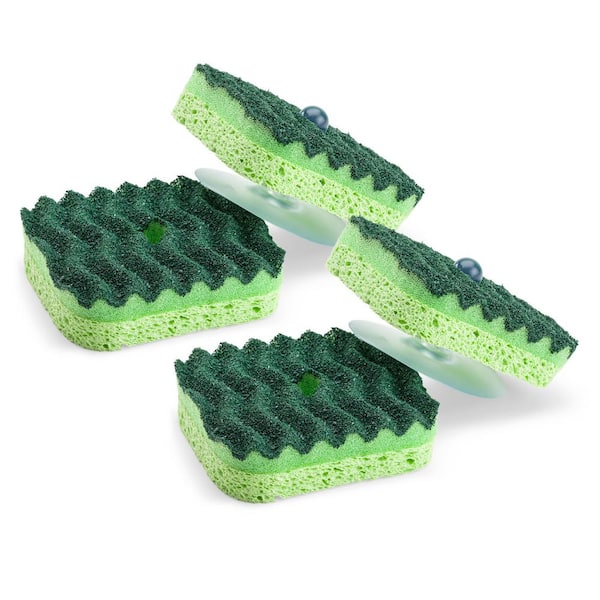 Libman Heavy-Duty Easy-Rinse Cleaning Sponges (6-Count), Green