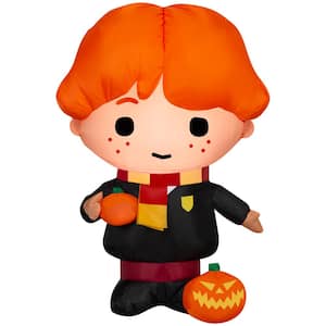 3 ft. 22in. H x 1 ft. 74 in. W x 2 ft. L Halloween Airblown Inflatable-Ron with JOLs-SM-WB