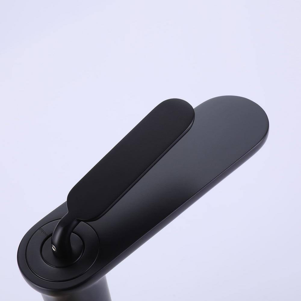 Matte Black Tall Single Handle Brass Vessel Sink Faucet