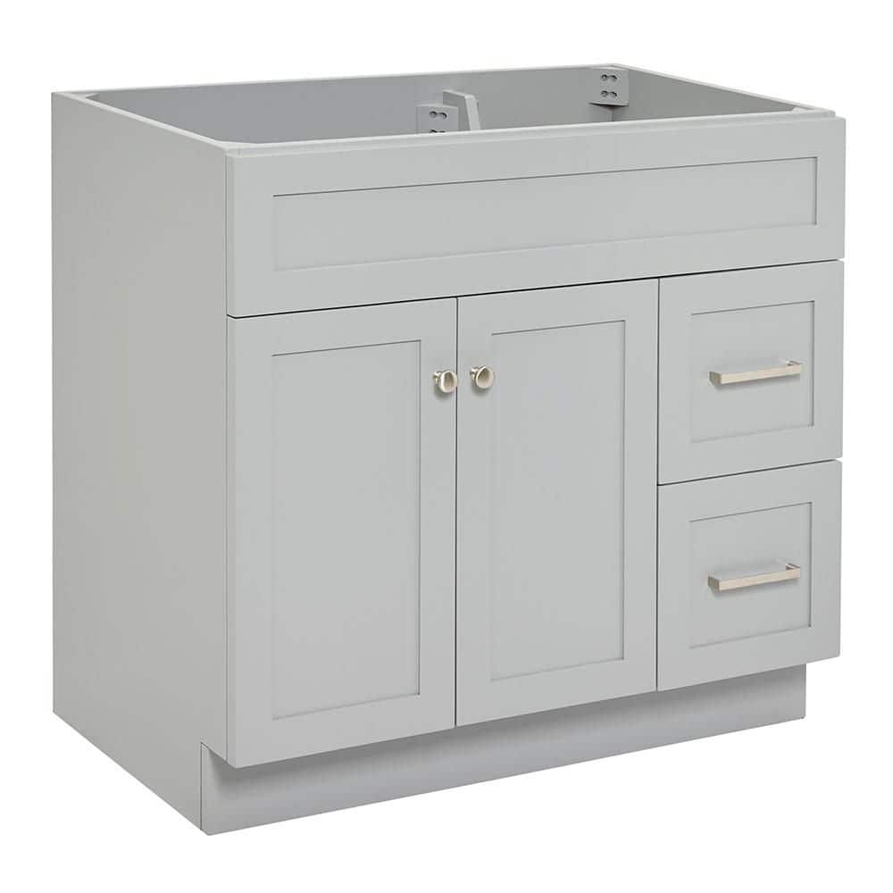 Hamlet 36" Gray Freestanding Single Vanity Cabinet